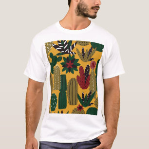 Camiseta Cactos e Suculentes: Vintagem