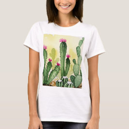 Camiseta Cactos em flor