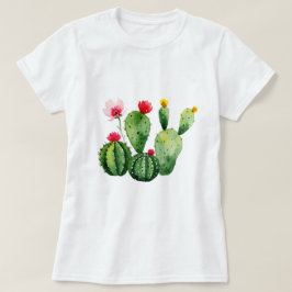 Camiseta Cactos floridos
