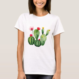 Camiseta Cactos floridos