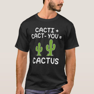 Camiseta Cactos Gráficos Do Cacto + Cacto