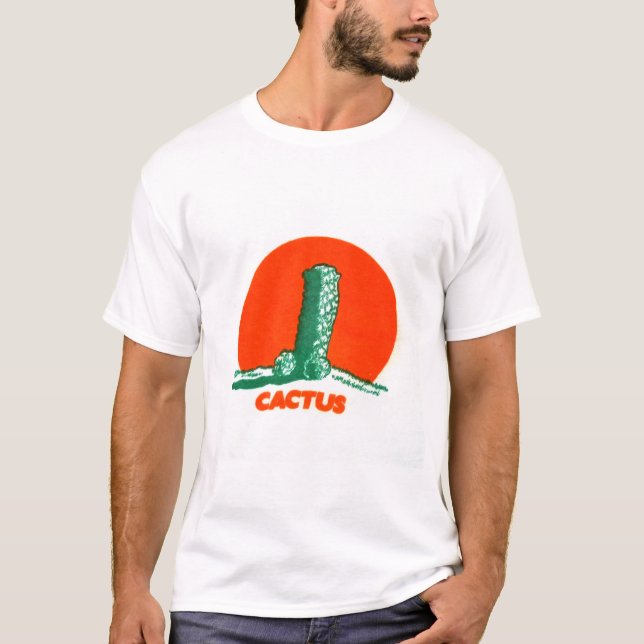 Camiseta Cactus 70's Band Shirt Reproduction (Frente)