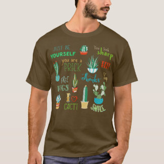 Camiseta Cactus Amadurece Plantas Amantes Farmação