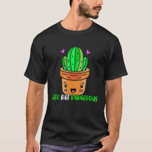 Camiseta Cactus Bonito, Mas Perigoso, Picante De Planta Esp
