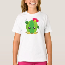 Camiseta Cactus Bonitos, Kawaii Cactus, Cactus Verde, Flore