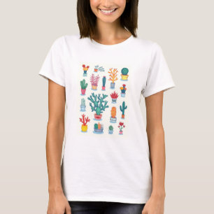Camiseta Cactus coloridos