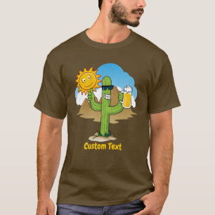 Camiseta Cactus com Cerveja