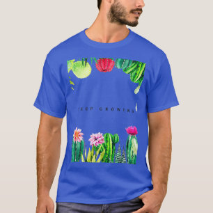 Camiseta Cactus Continue crescendo design