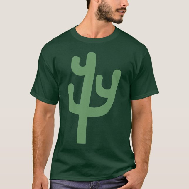 Camiseta Cactus - Exército Verde (Frente)