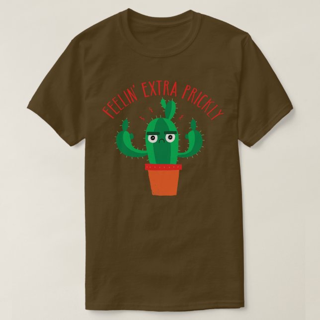 Camiseta Cactus Extra Prickly (Frente do Design)