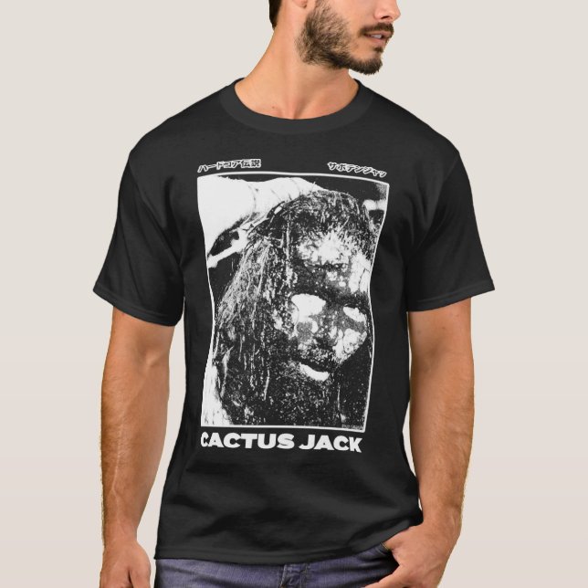 Camiseta Cactus.Jack W.w.e - T-Shirt Clássico.png Essencial (Frente)
