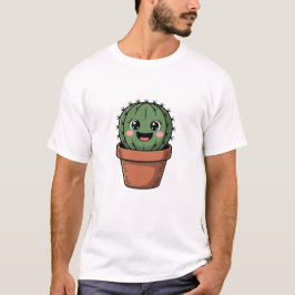 Camiseta Cactus Kawaii