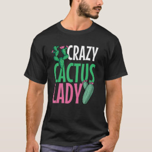 Camiseta Cactus Lady Desert Plant Succulents