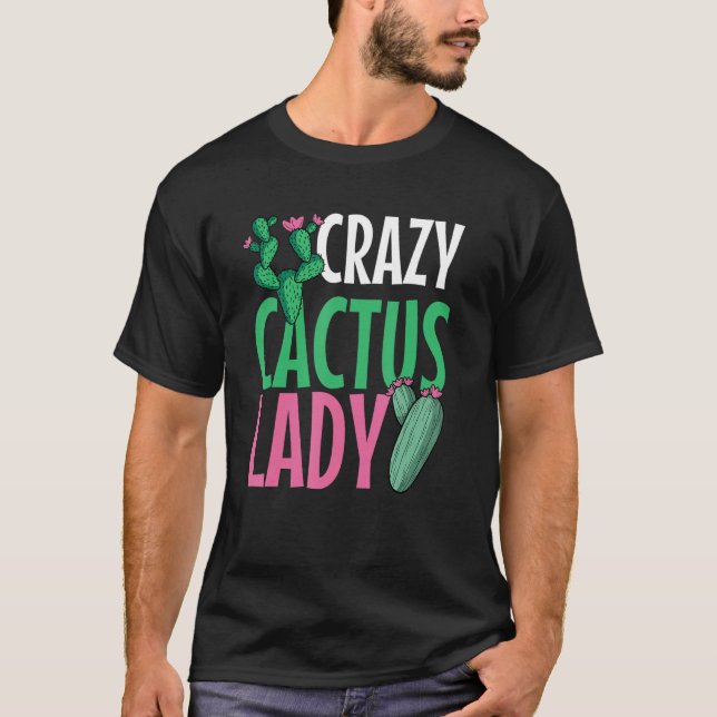 Camiseta Cactus Lady Desert Plant Succulents (Frente)