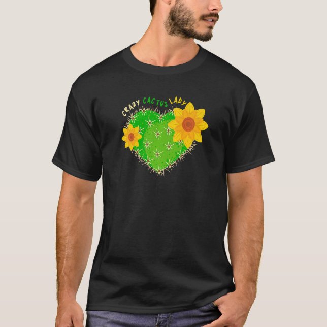 Camiseta Cactus Lady Desert Plant Succulents (Frente)