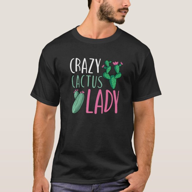 Camiseta Cactus Lady Desert Plant Succulents (Frente)