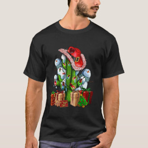 Camiseta Cactus Ocidental Com Vaqueiro Que Feliz Natal Tre