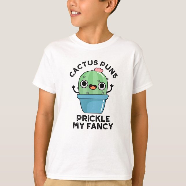 Camiseta Cactus Puns Pickles Meu Rico Plantas Engraçadas (Frente)
