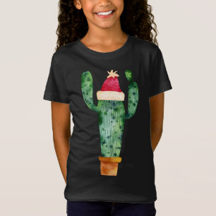 Camiseta Cactus Succulent com Feriado de Natal em Fé
