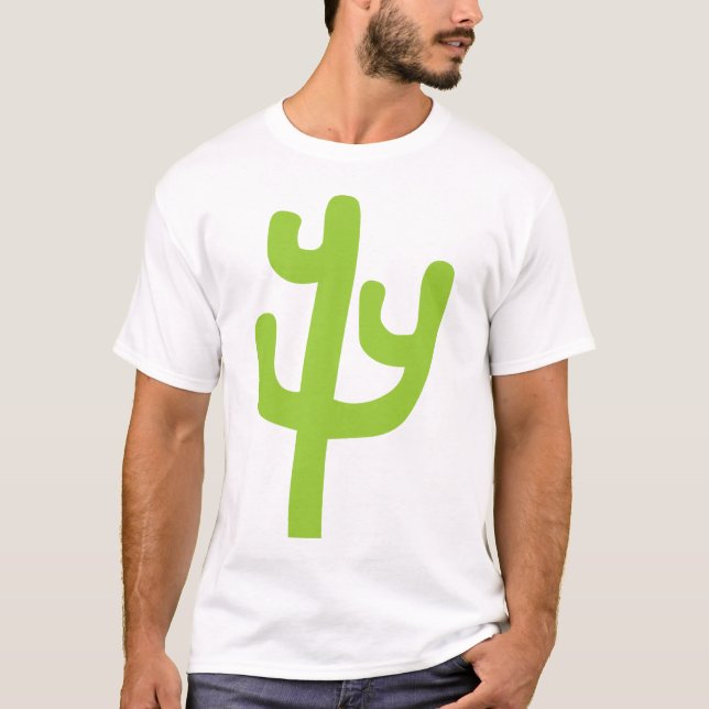 Camiseta Cactus - Verde Marciano (Frente)