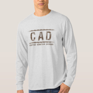 Camiseta CAD - Desordem do vício da serra de cadeia