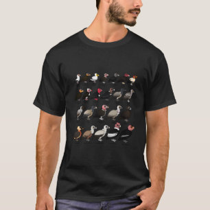 Camiseta Cada Abutre Das Aves De Lua Birdoráveis Do Mundo
