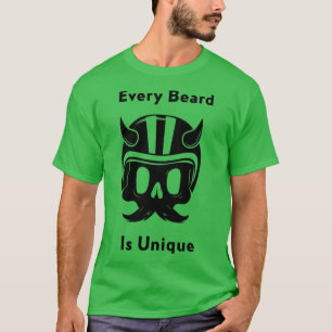 Camiseta Cada barba é um TShirt clássico exclusivo