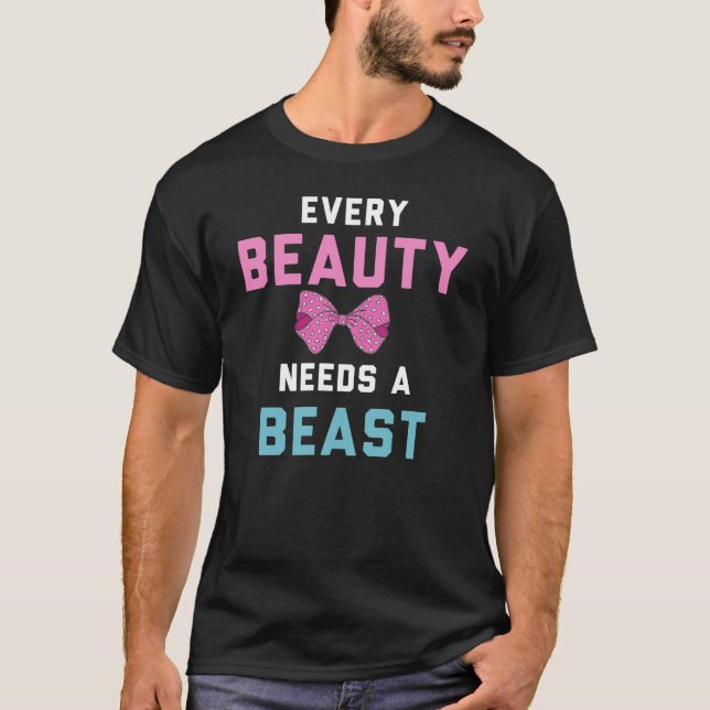 Camiseta Cada besta precisa de uma beleza (Frente)