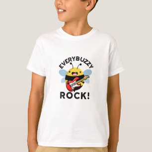 Camiseta Cada Buzzy Rock Música Engraçada Bebe Pun