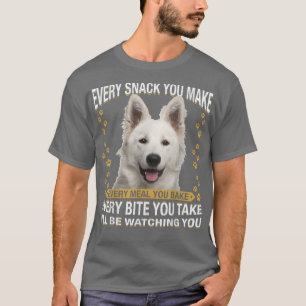 Camiseta Cada Cachorro Que Você Faz Engraçado Berger Blanc 