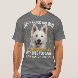 Camiseta Cada Cachorro Que Você Faz Engraçado Berger Blanc 