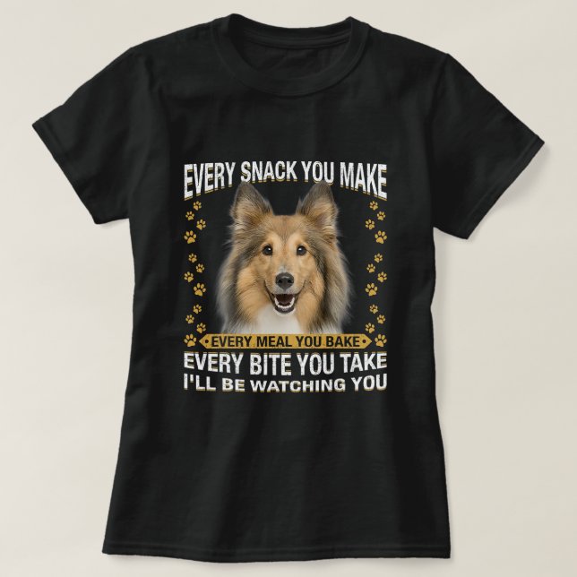 Camiseta Cada Cachorro Que Você Faz Engraçado Cachorro Mãe  (Frente do Design)
