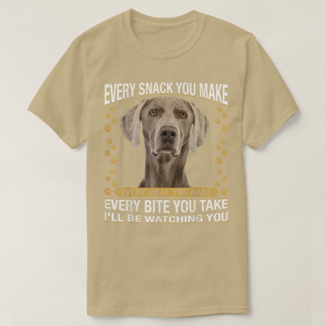 Camiseta Cada Cachorro Que Você Torna Engraçada Mãe, Cachor (Frente do Design)