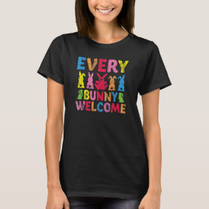 Camiseta Cada coelhinha bem-vinda, doce colorido, Coelhinho