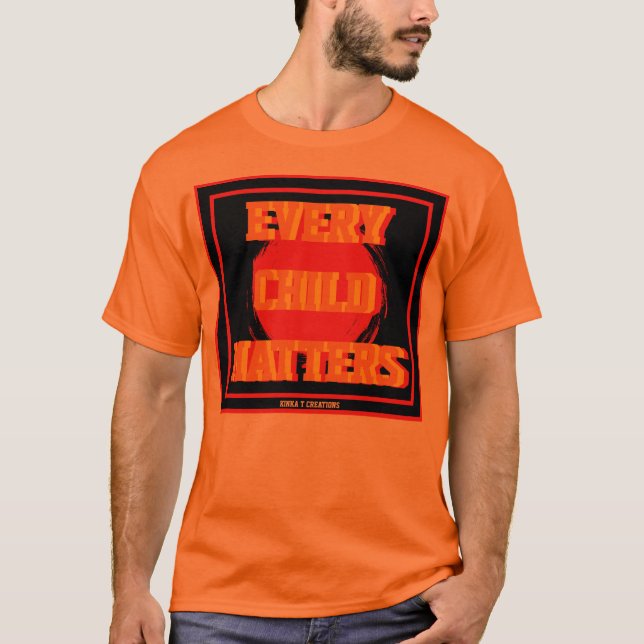 Camiseta Cada Criança Importa Círculo Vermelho (Frente)