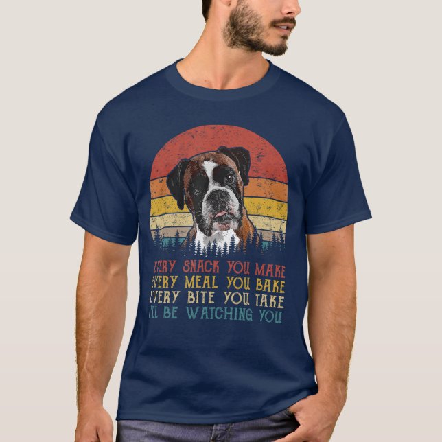 Camiseta Cada Lanche Que Você Faz Cachorro Boer Pai Cachorr (Frente)
