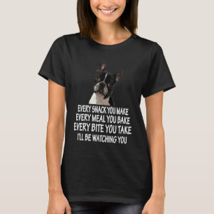Camiseta Cada lanche você faz um Buldogue francês mãe e fra