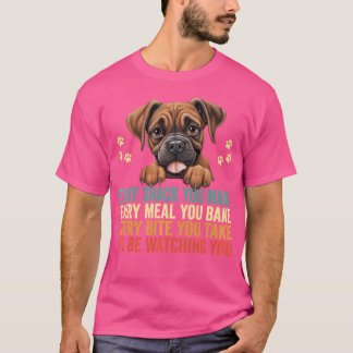 Camiseta Cada lanche Você Faz Um Pai Engraçado De Cachorro 