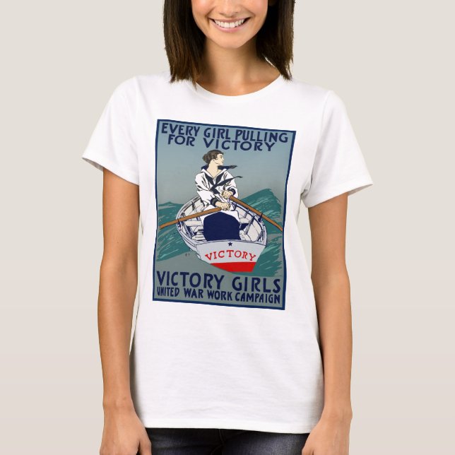Camiseta Cada menina que puxa para a vitória (Frente)