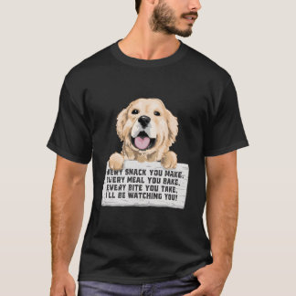 Camiseta Cada Mordida que Você Dá EU Estarei Observando Voc