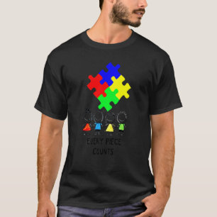 Camiseta Cada Peça Conta com Consciência Autista