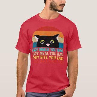 Camiseta Cada Pica Que Você Faz Eu Estarei Assistindo Gato