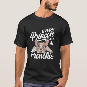 Camiseta Cada Princesa Precisa De Uma Garota Francesa