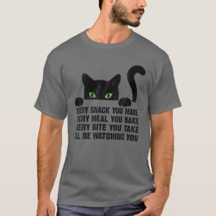 Camiseta Cada Snack Que Você Faz Gato Engraçado Mãe, Gat