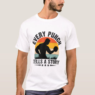Camiseta Cada Soco Conta Uma História Boxeador Esportes Gin