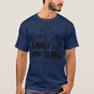 Camiseta Cada um é Bunny Algum Coelhinho na nossa turma Pro