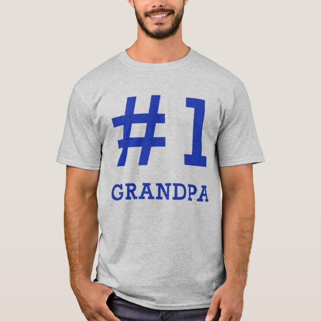 Camiseta Cada vovô merece um Tshirt do vovô #1! (Frente)