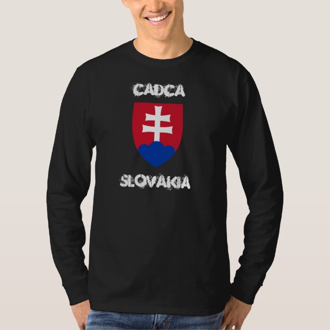 Camiseta Cadca, Eslováquia com casaco de armas (Frente)