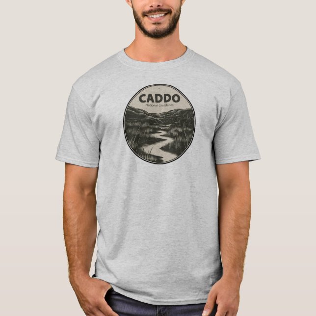 Camiseta Caddo National Grasslands Texas Stream (Frente)