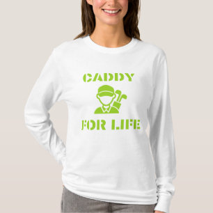 Camiseta Caddy de Golfe para a Vida em Verde Lima